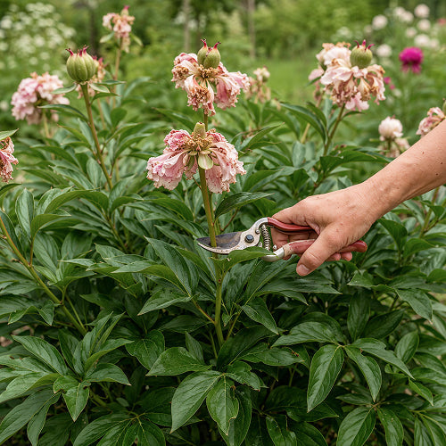 Deadheading and Secrets of Peony Care After Blooming