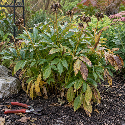 Cut Back to Ground vs. Leave Alone — A Guide to Caring for Peony Leaves in September