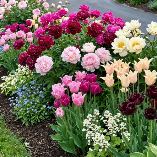 Peonies and Tulip Pairs: Secrets of the Perfect Combination for Your Garden