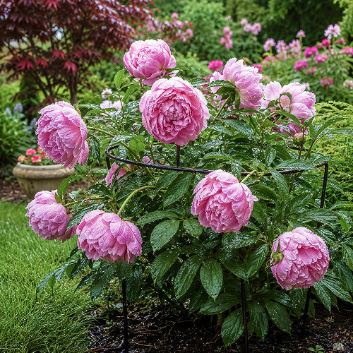 Saving Luxurious Buds from Rain and Wind