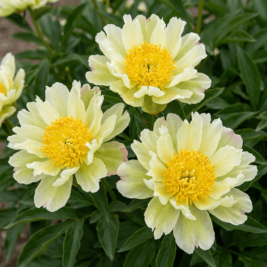 Peony Green Lotus