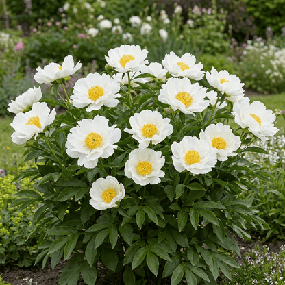 Peony Krinkled White